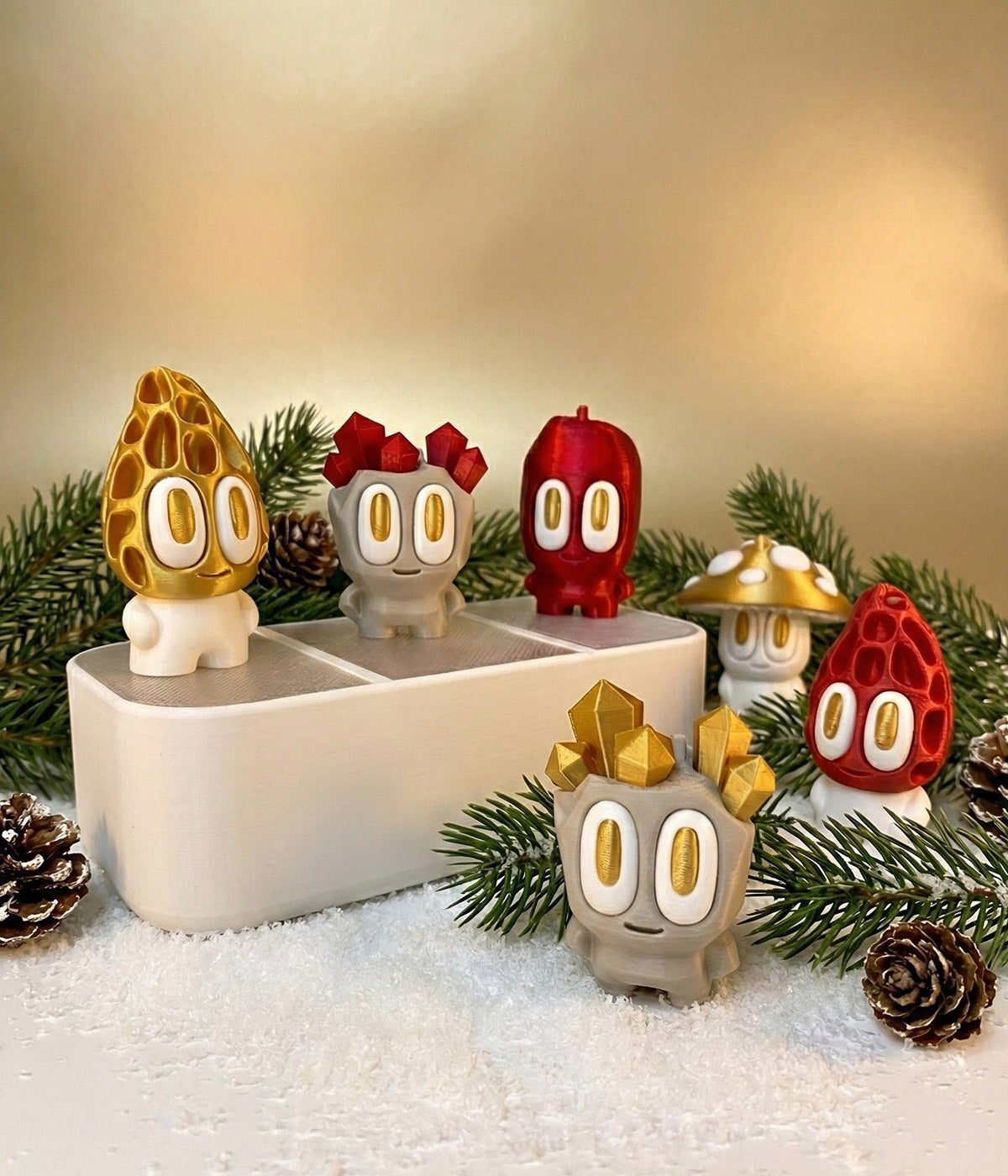 ✨ Pack Premium Noël – 3 PTIPOTES Collector 100% Aléatoires dans une Boîte premium